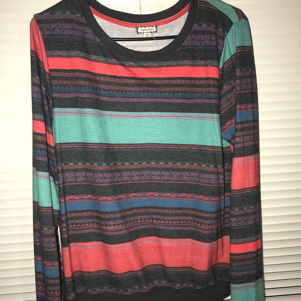 Long sleeve printed sweatshirt